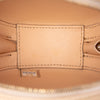 Chanel Stitched Calfskin Logo Strass and Pearl Chain Round Crossbody Secondhand