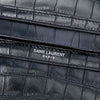 Saint Laurent Crocodile Embossed Leather Camp Camera Bag Secondhand