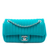 Chanel Mini Vertical Quilted Jersey Single Flap Secondhand