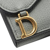 Dior Grained Calfskin Saddle Trifold Wallet Secondhand