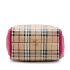 Burberry Small Haymarket Check Coated Canvas and Calfskin Canterbury Tote Secondhand