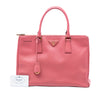 Prada Medium Saffiano Lux Galleria Double Zip Satchel Secondhand