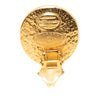 Chanel CC Gold Plated Faux Pearl Clip on Earrings Secondhand