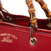 Gucci Medium Calfskin Bamboo Shopper Satchel Secondhand