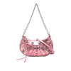 Balenciaga Mini Metallic Lambskin Motocross Le Cagole Secondhand
