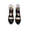 Secondhand Prada Suede Cut Out Open-toe Heels - '10s