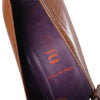 Secondhand Miu Miu Brown Leather Mary Jane Pumps