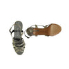 Secondhand Manolo Blahnik Snakeskin Strappy Heel Sandals - '10s