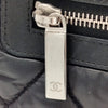 Secondhand Chanel Black Cotton Backpack - '10s