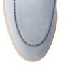 Secondhand Loro Piana Open Walk Suede Ankle Boots Light Blue - '20s