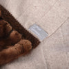 Secondhand Collection Privée Beige Cashmere Mink Fur-Trim Scarf
