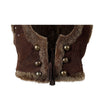 Secondhand Roberto Cavalli Shearling Studded Vest - '00s