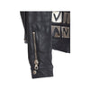 Secondhand Collection Privée Leather Biker Jacket with Metal Applications - '10s