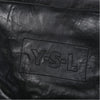 Secondhand Yves Saint Laurent Rive Gauche Black Leather Oversized Tote Bag - '00s