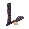 Secondhand Valentino Garavani Floral Jacquard Knee-High Boots – ’10s