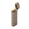 Secondhand Cartier Les Must 18k Gold & Silver Woven Jacket Lighter - '70s