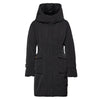 Moncler Black Long Down Jacket- 2010s Second hand
