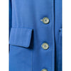 Valentino Light Blue Wool Coat - '80s Second hand