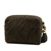 Chanel CC Diagonal Quilted Suede Tassel Diamond Camera Bag Secondhand