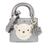 Dior Micro Metallic Patent Cannage Bear Lady Dior Secondhand