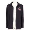 Chanel Navy Blue Cotton Cardigan - 2000s Second hand