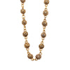 Chanel Gold Plated Bead Strand Necklace Secondhand