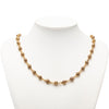 Chanel Gold Plated Bead Strand Necklace Secondhand