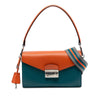 Prada Bicolor Saffiano Lux Sound Lock Satchel Secondhand