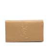 Saint Laurent Large Textured Calfskin Belle de Jour Clutch Secondhand