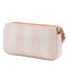 Chanel Raffia Deauville Double Zip Clutch with Chain Secondhand