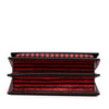 Saint Laurent Small Metallic Striped Canvas Monogram Sunset Crossbody Secondhand
