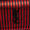Saint Laurent Small Metallic Striped Canvas Monogram Sunset Crossbody Secondhand