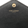 Saint Laurent Grain De Poudre Chevron Cassandre Envelope Chain Wallet Secondhand