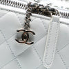 Secondhand Chanel Large Quilted Lambskin Top Handle Jewelry Box With Chain