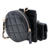 Secondhand Chanel Quilted Lambskin Pearl Crown CC Wristlet Multi Pouches