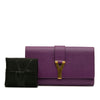 Saint Laurent Textured Leather Chyc Ligne Clutch Secondhand