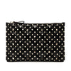 Valentino Leather Polka Dot Rockstud Clutch Secondhand