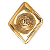 Chanel Gold Plated  Coco Mark Diamond Brooch Secondhand