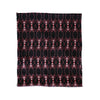 Secondhand Alexander McQueen Black Red Spider Print Silk Scarf - '10s