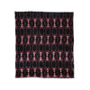 Secondhand Alexander McQueen Black Red Spider Print Silk Scarf - '10s