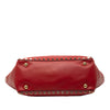 Valentino Small Leather Rockstud Trapeze Satchel Secondhand