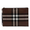 Burberry Check Coated Canvas Zip Pouch Secondhand