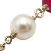 Chanel CC Gold Plated Faux Pearl Beaded Bracelet Secondhand