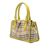 Burberry Haymarket Check Coated Canvas Pilgrim Satchel Secondhand