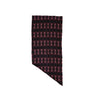 Secondhand Alexander McQueen Black Red Spider Print Silk Scarf - '10s