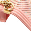 Chanel Small Chevron Lambskin Embroidered Boy Flap Secondhand