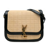 Saint Laurent Medium Quilted Suede Monogram Solferino Crossbody Secondhand