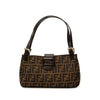 Fendi Zucca Canvas Shoulder Bag Secondhand