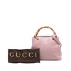 Gucci Small Calfskin Bamboo Shopper Satchel Secondhand