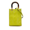Fendi Mini Zucca Embossed Leather Sunshine Shopper Tote Secondhand